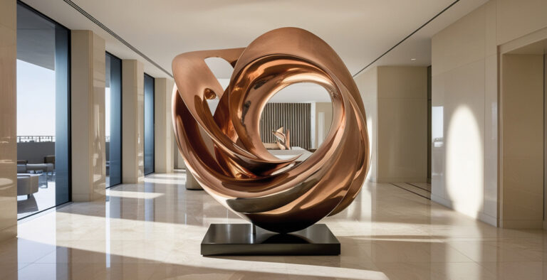 Sculptures Abstraites Métalliques : Un Art qui Sublime vos Espaces Intérieurs et Extérieurs